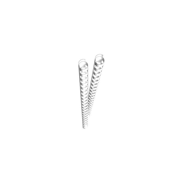 GENIE Spiral Binder Coils 10 mm White - 25 pcs