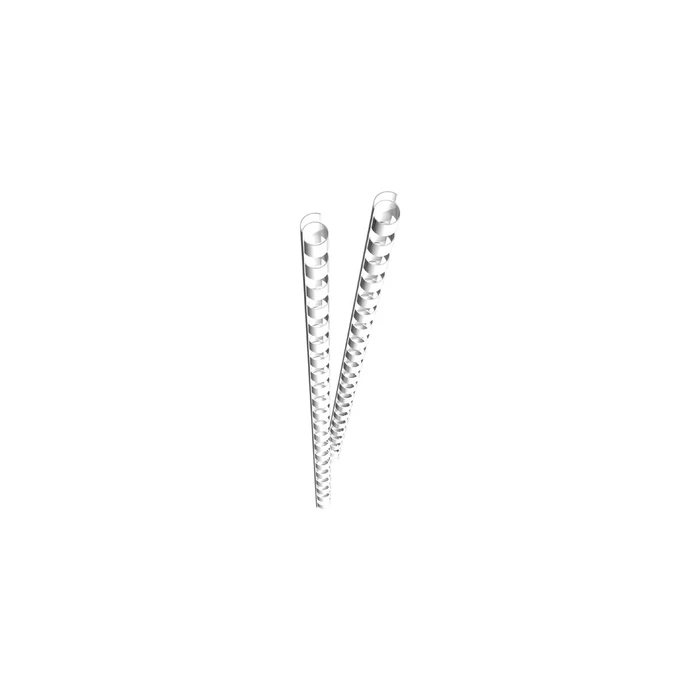GENIE Spiralbinderücken 6mm λευκά - 25 τεμάχια