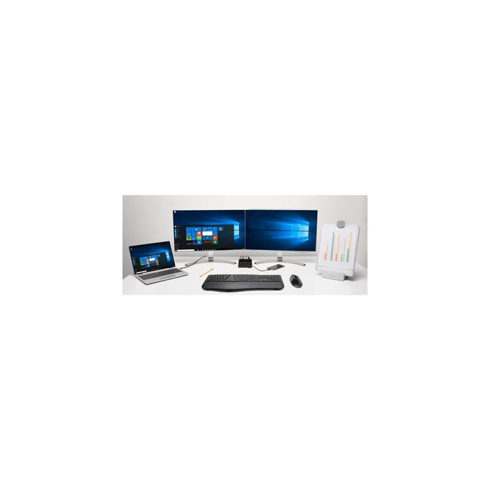 Kensington Pro Fit Ergo Ασύρματο Πληκτρολόγιο & Ποντίκι, Μαύρο (K75401DE)