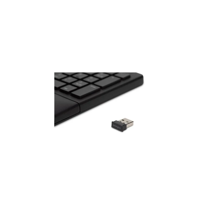 Kensington Pro Fit Ergo Ασύρματο Πληκτρολόγιο & Ποντίκι, Μαύρο (K75401DE)
