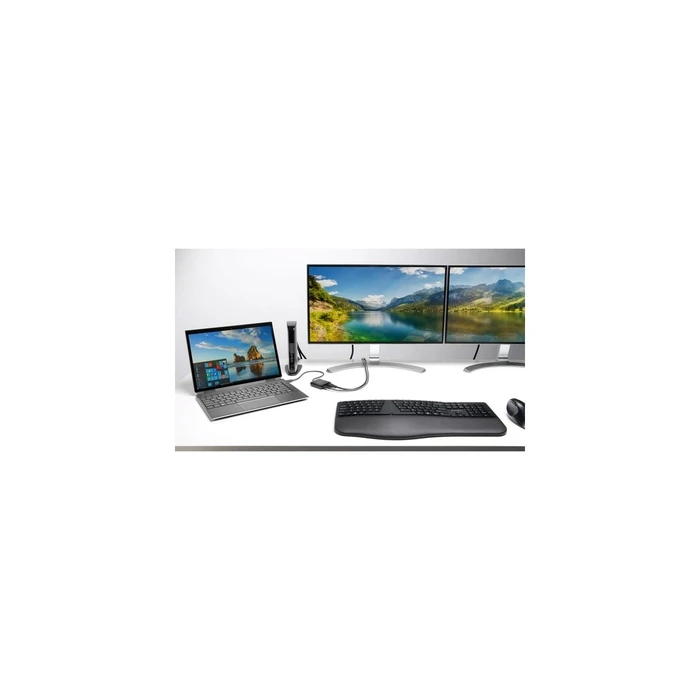 Kensington Pro Fit Ergo Ασύρματο Πληκτρολόγιο & Ποντίκι, Μαύρο (K75401DE)
