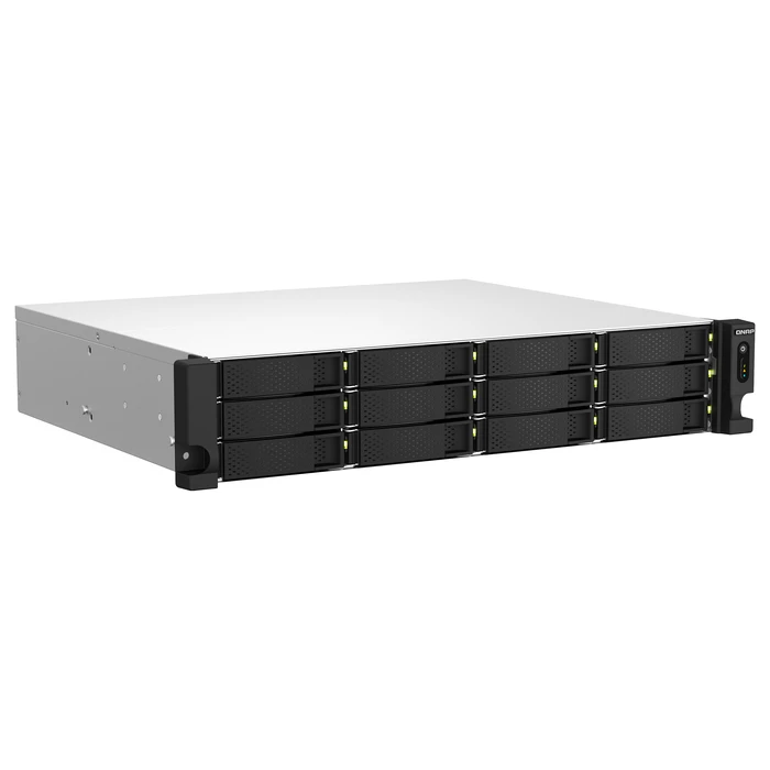 NAS Qnap TS-1264U-RP-8G 2U 12-Bay rackmount Intel Celeron N5095 quad-core 8GB 12x3.5/2.5 SATA 2x300W
