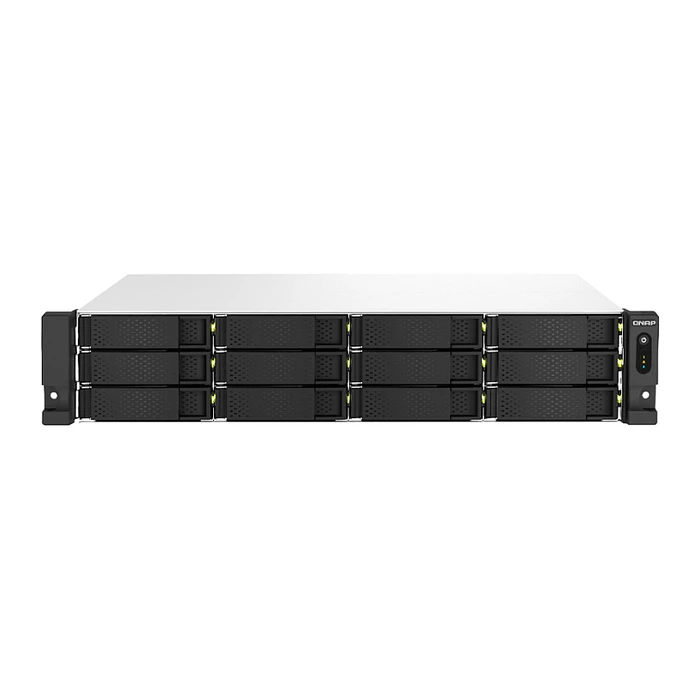 NAS Qnap TS-1264U-RP-8G 2U 12-Bay rackmount Intel Celeron N5095 quad-core 8GB 12x3.5/2.5 SATA 2x300W
