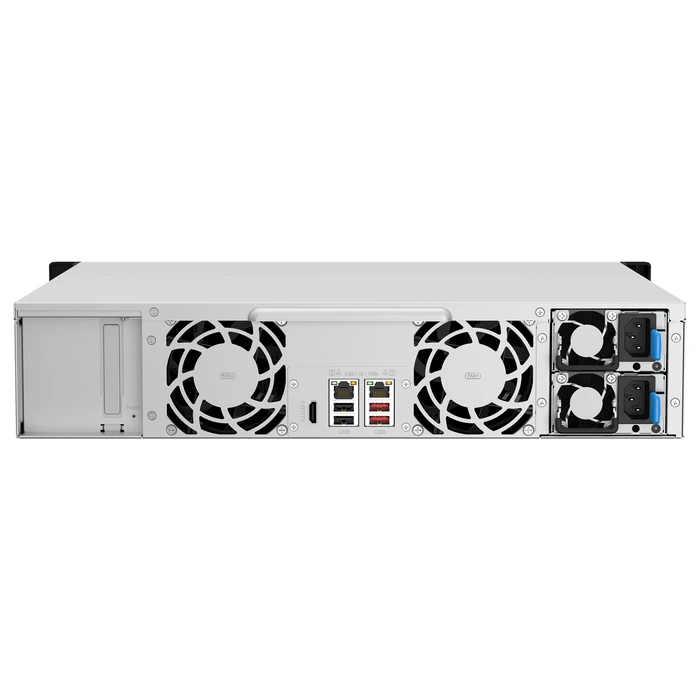 NAS Qnap TS-1264U-RP-8G 2U 12-Bay rackmount Intel Celeron N5095 quad-core 8GB 12x3.5/2.5 SATA 2x300W