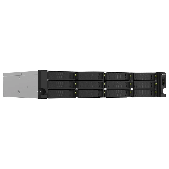 NAS Qnap TS-1264U-RP-8G 2U 12-Bay rackmount Intel Celeron N5095 quad-core 8GB 12x3.5/2.5 SATA 2x300W