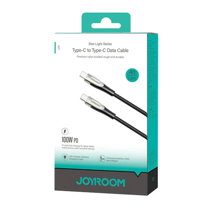 Καλώδιo USB Joyroom Star-Light USB-C to USB-C SA27-CC5 / 100W / 1,2m (black)