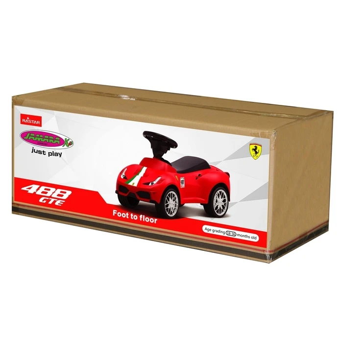 Jamara Push-Car Ferrari 488 Ride-On Car for 12+ months Red