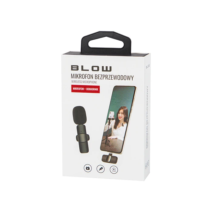 BLOW DM-33-071 Wireless Lavalier Microphone USB-C