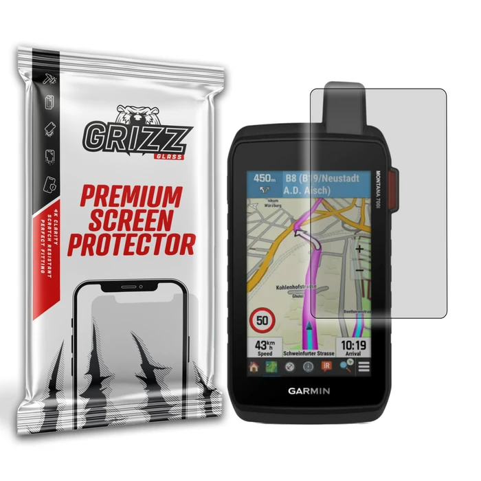 GrizzGlass PaperScreen Garmin Montana 700i