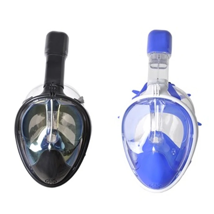 Fortis Children's Full-Face Silicone Mask (Blue & Black) - Diving/Snorkeling
