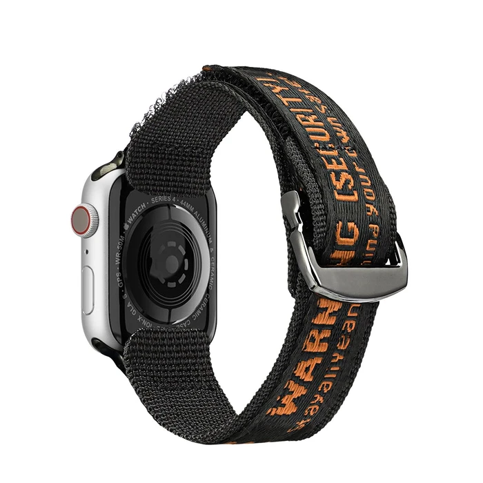 Dux Ducis Strap Outdoor Apple Watch 4/5/6/7/SE/8/9/Ultra 44/45/49mm black-orange