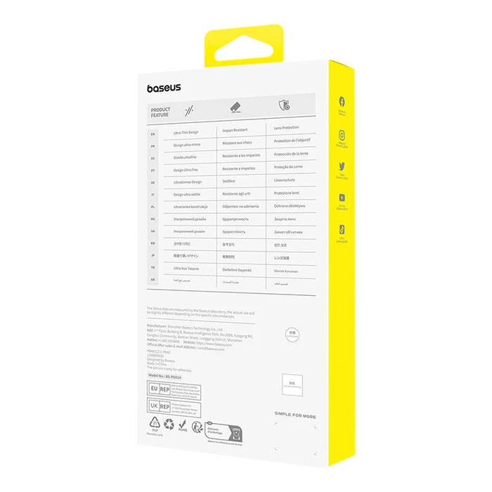 Θήκη για iPhone 15 Plus Baseus OS-Lucent Series (Clear)