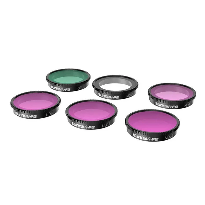 Set of 6 Φίλτροs MCUV+CPL+ND4+ND8+ND16+ND32 Sunnylife for Insta360 GO 3/2