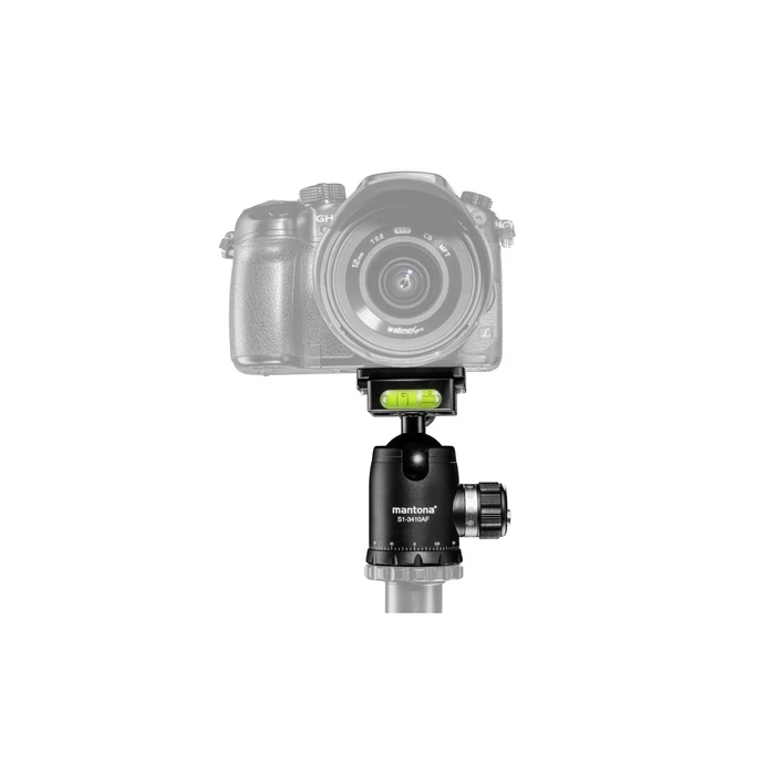 Mantona Fortress 34 Ball Head for Tripod (34 mm, 10 kg)