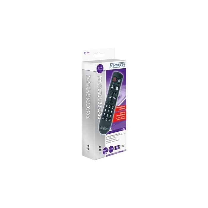 Schwaiger Universal Remote Control 2-in-1 20 Buttons (UFB1100533)