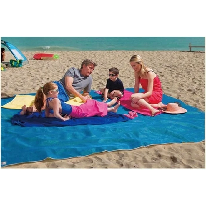Synthetic sand?repellent beach mat - 140 x 200 cm