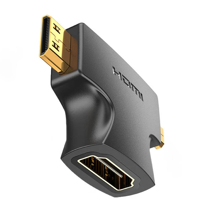 Αντάπτορας HDMI - Mini/Micro HDMI 2in1 Vention AGFB0 (Black)