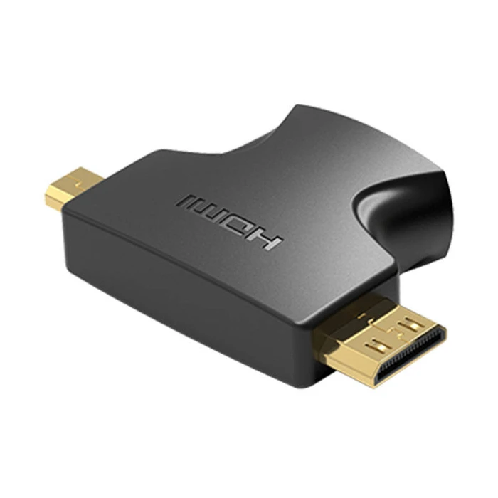 Αντάπτορας HDMI - Mini/Micro HDMI 2in1 Vention AGFB0 (Black)