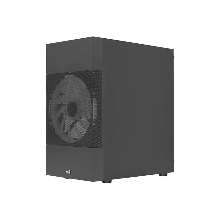 Aerocool Atomic Lite v1 Mini Tower Gaming με Πλαϊνό Παράθυρο, Μαύρο