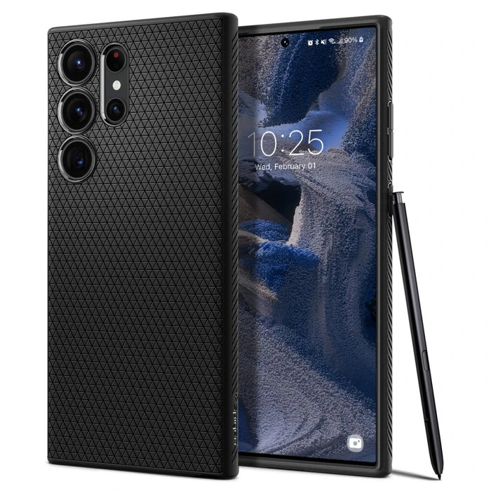 Spigen Liquid Air Samsung Galaxy S23 Ultra Matte Black