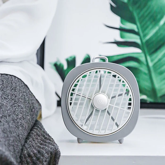 USAMS Desk Fan LED Light grey (US-ZB065)