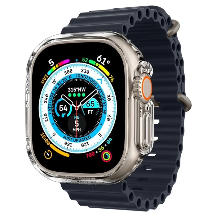 Case Spigen Thin Fit Apple Watch Ultra 1 / 2 / 3 49mm Crystal Clear