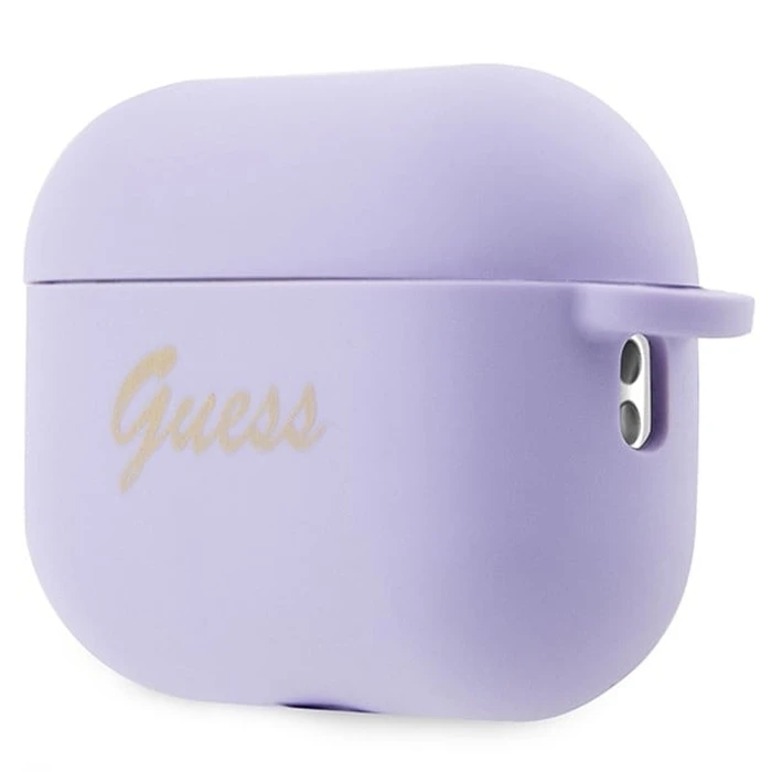 Guess GUAP2LSCHSU Apple AirPods Pro 2 purple Silicone Charm Heart Collection