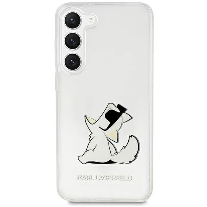 Karl Lagerfeld KLHCS23MCFNRC Samsung Galaxy S23+ Plus transparent hardcase Choupette Fun