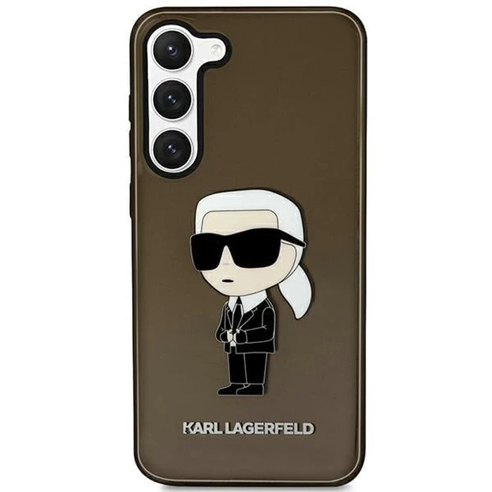 Karl Lagerfeld KLHCS23MHNIKTCK Samsung Galaxy S23+ Plus black hardcase Ikonik Karl Lagerfeld