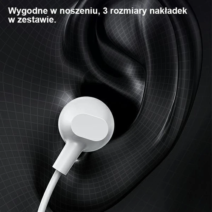 USAMS Wired Earphones EP-47 3.5mm white 1.2m HSEP4702 (US-SJ594)