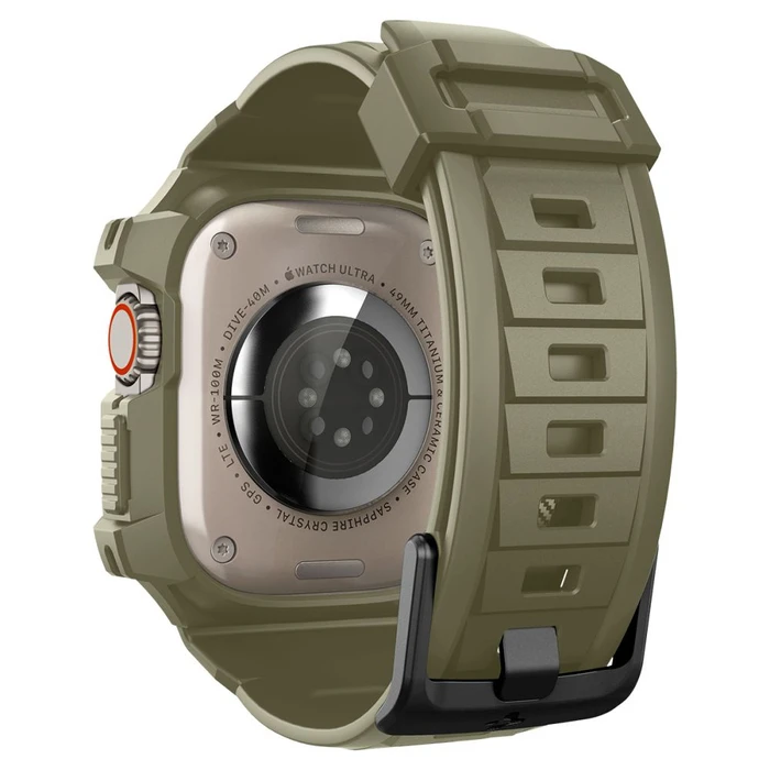 Band + case Spigen Rugged Armor Pro Apple Watch Ultra 49mm Vintage Khaki