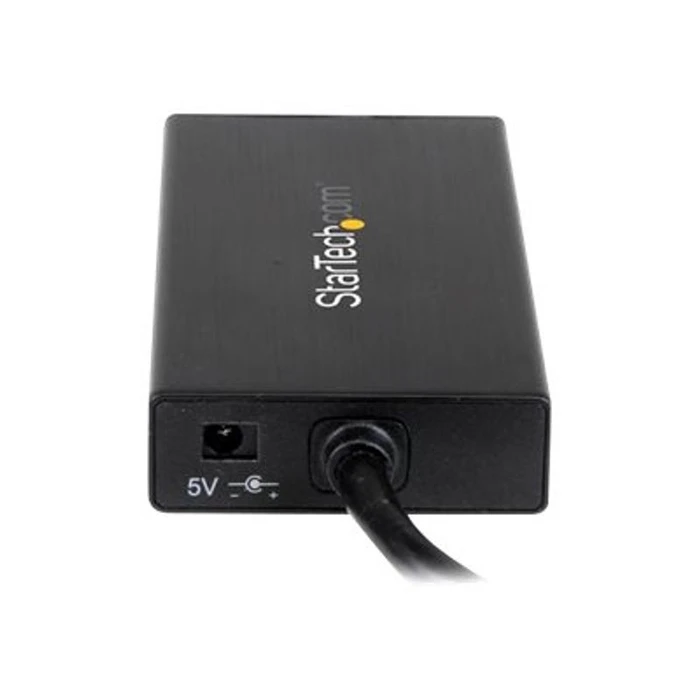 USB Hub StarTech 3 port USB 3.0 hub with Gigabit Ethernet adapter aluminum