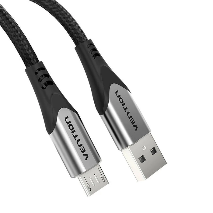 Καλώδιο USB Vention 2.0 A to Micro USB COAHI 3A 3m gray