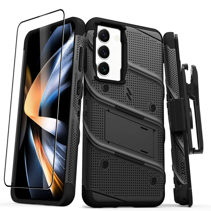 ZIZO BOLT Series Samsung Galaxy S23+ Plus with tempered glass (black)