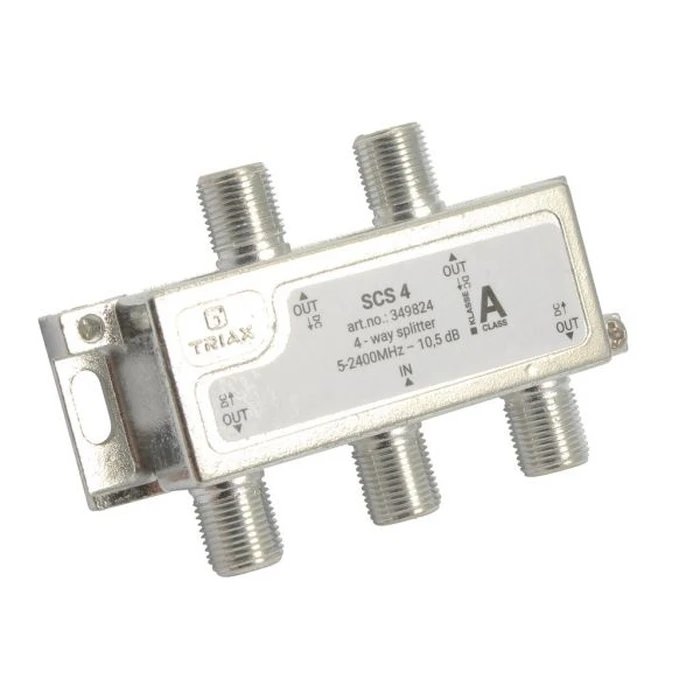 Διακλαδωτής Δορυφορικής Triax Splitter 4-way SCS-4 5-2400MHz
