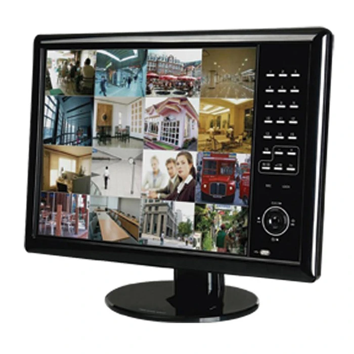 Monitor + 16-Channel DVR Kit with 4 Cameras (SC-2016)