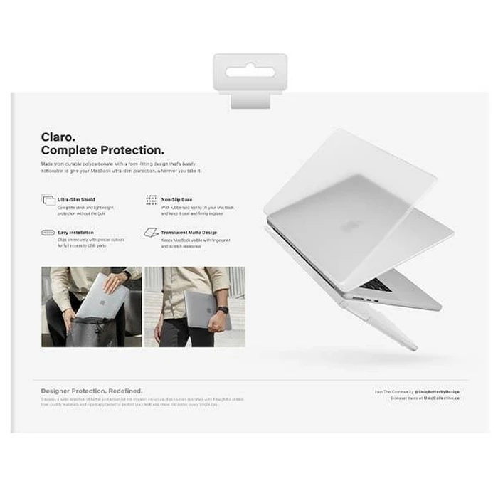 UNIQ Claro Apple MacBook Air 13 2022 dove matte clear