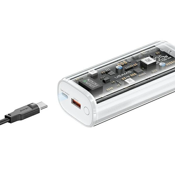 USAMS Powerbank 9000mAh PD 20W QC3.0+PD Dual-Port Fast Charge white (US-CD189)
