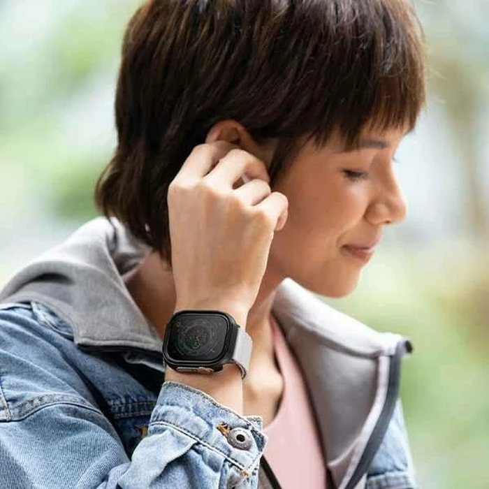 UNIQ Valencia case Apple Watch Ultra 49mm black/midnight black