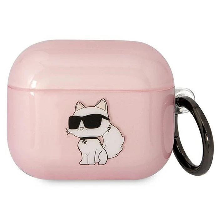 Karl Lagerfeld KLA3HNCHTCP Apple AirPods 3 pink Ikonik Choupette