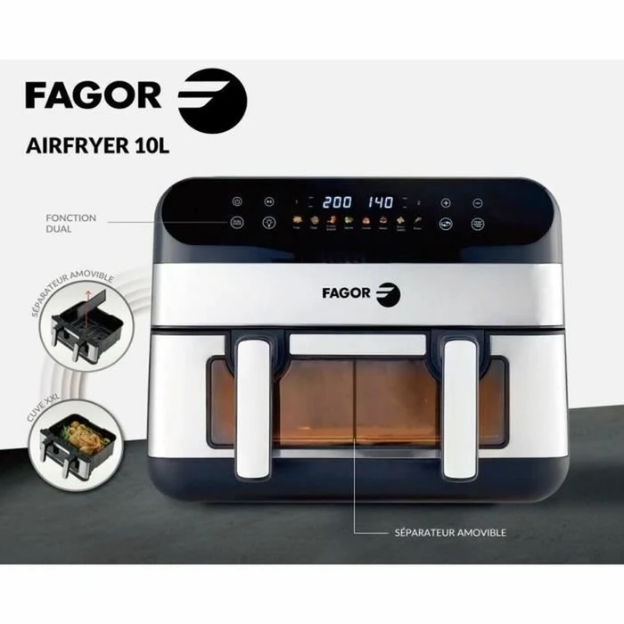 Air Fryer FAGOR Fgf10 2400W 10 L