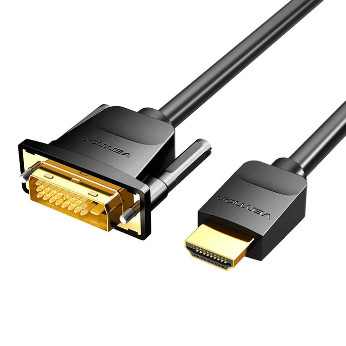 Καλώδιο HDMI Vention to DVI (24+1) ABFBI 3m, 4K 60Hz/ 1080P 60Hz (Black)