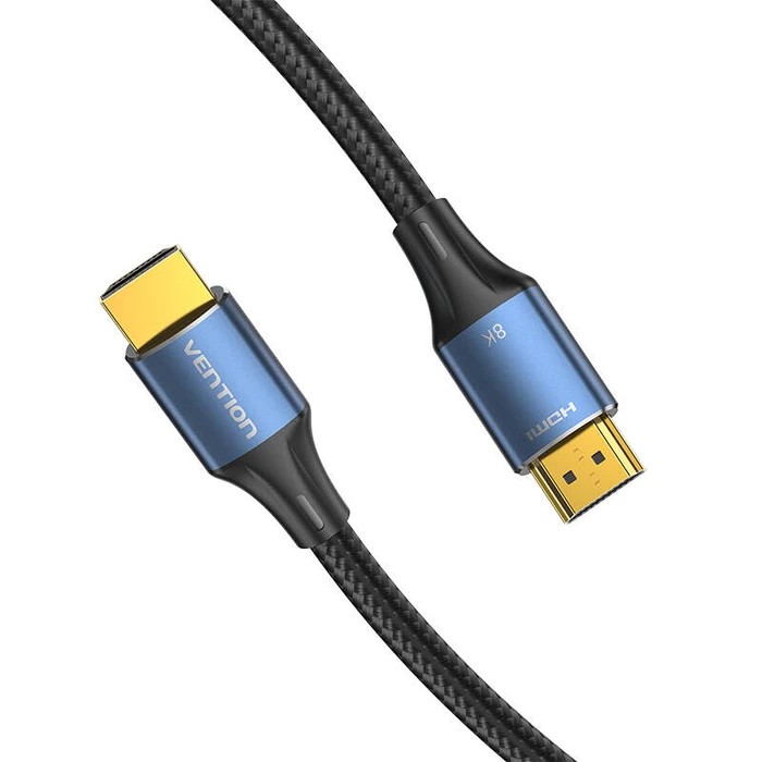 Καλώδιο HDMI Vention 2.1 ALGLF, 1m, 8K 60Hz/ 4K 120Hz (Blue)