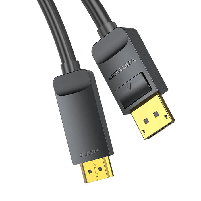 Καλώδιο DisplayPort Vention 1.2 to HDMI 1.4 HAGBH 2m, 4K 30Hz (Black)