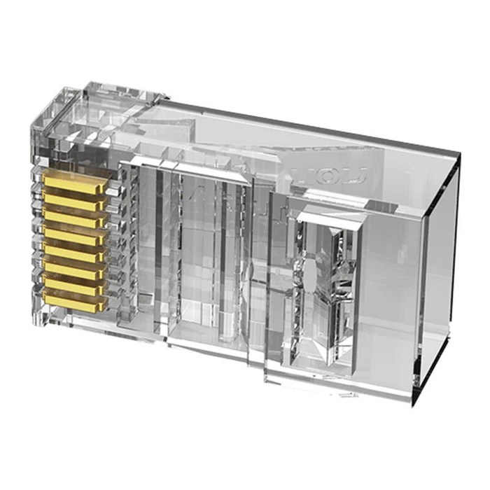 Βύσμα Δικτύου Vention Modular Plug RJ45 Cat.6 UTP IDDR0-10 Transparent 10 pcs.