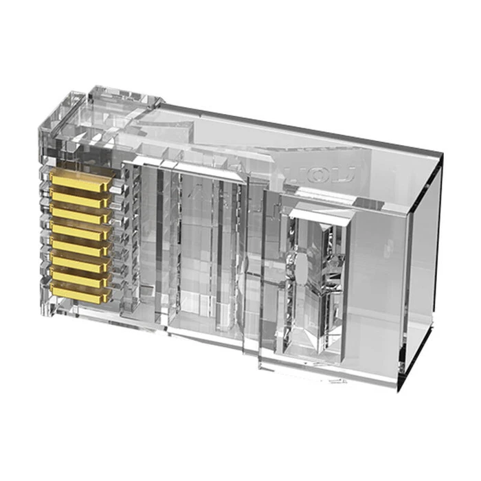 Βύσματα Δικτύου Vention RJ45 CAT6 UTP Connector IDDR0-100 Transparent 100 pcs.