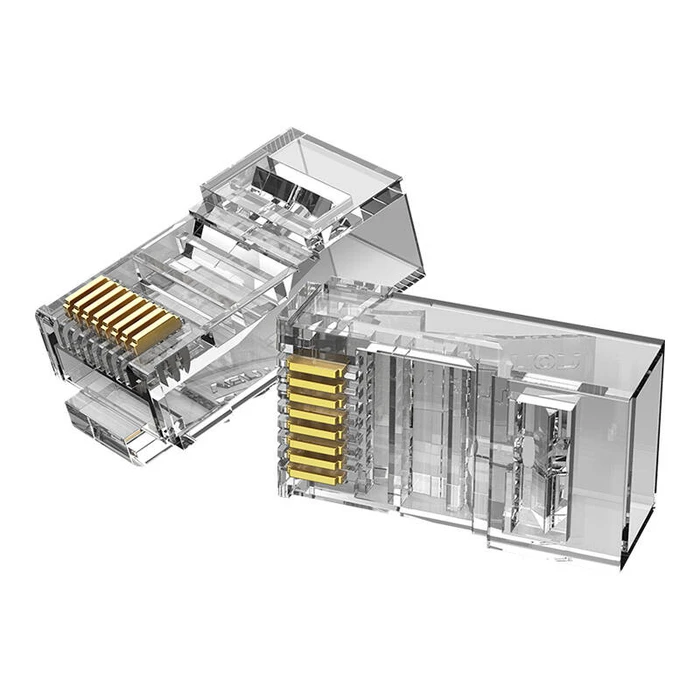 Βύσματα Δικτύου Vention RJ45 CAT6 UTP Connector IDDR0-100 Transparent 100 pcs.