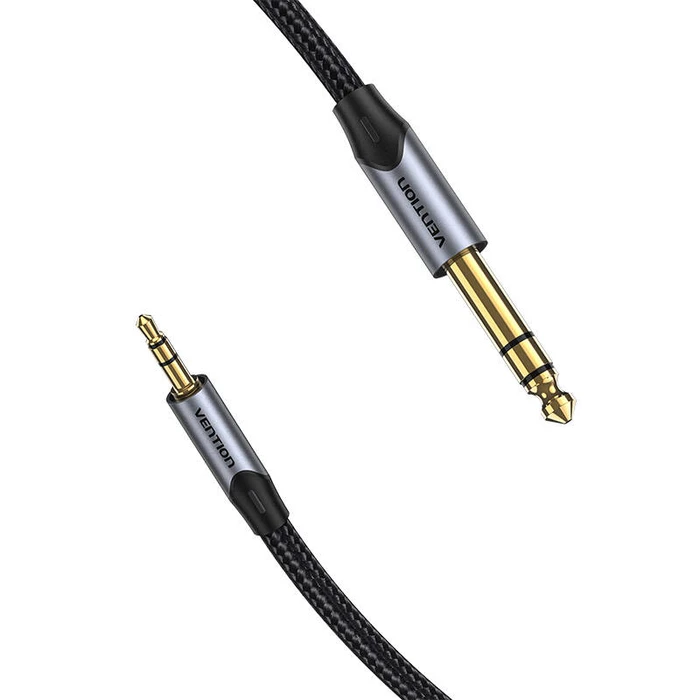 Καλώδιο Ήχου Vention 3.5mm TRS to 6.35mm BAUHF 1m Gray