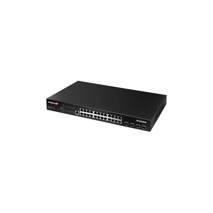 Edimax GS-5424PLX Unmanaged L2 PoE+ Switch — 24x Gigabit Ethernet + 4x SFP
