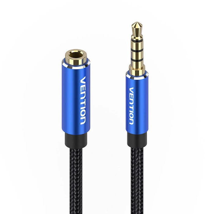 Καλώδιο Ήχου Vention TRRS 3.5mm Male to 3.5mm Female BHCLJ 5m Blue
